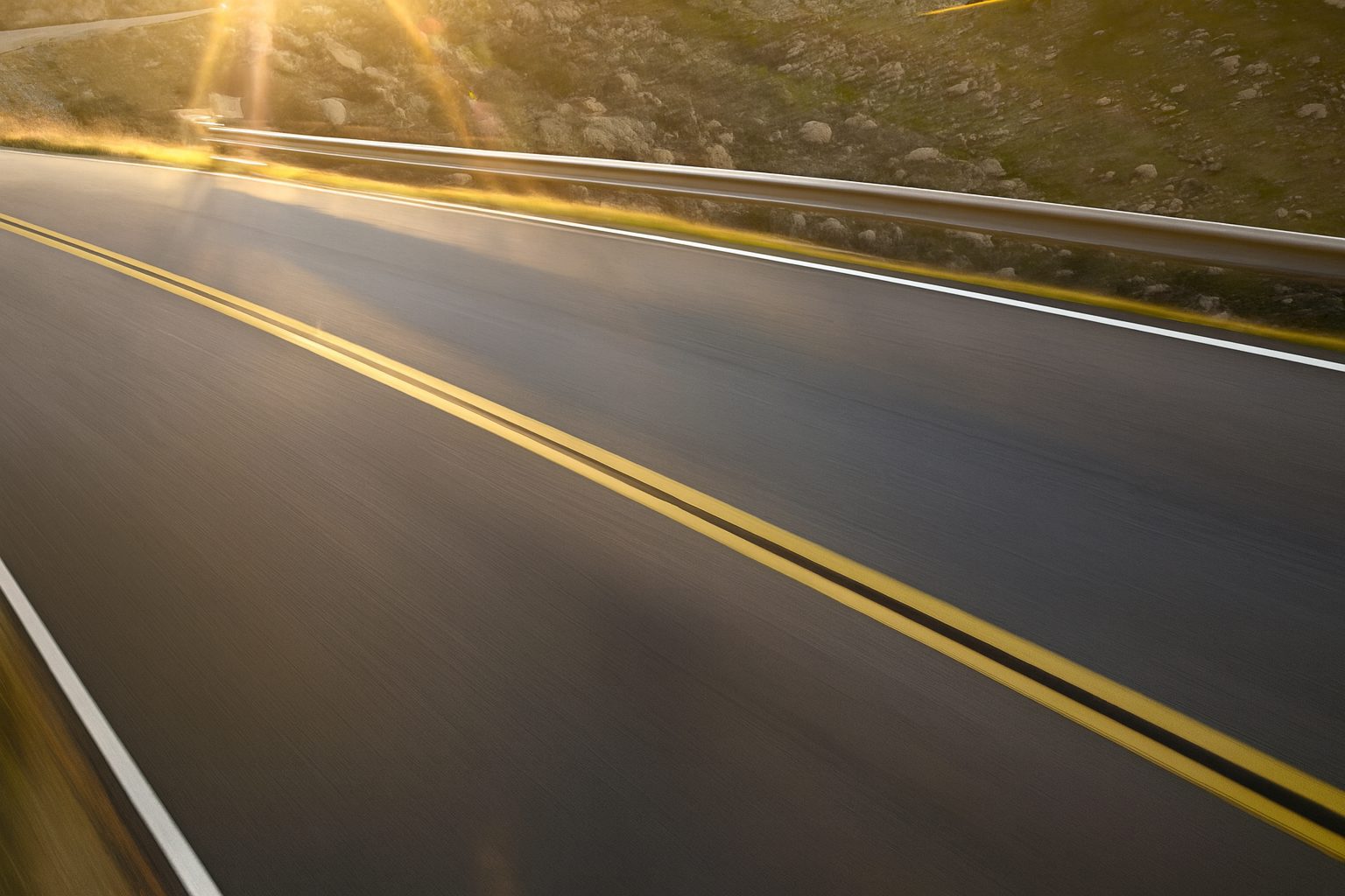 Scenic winding road